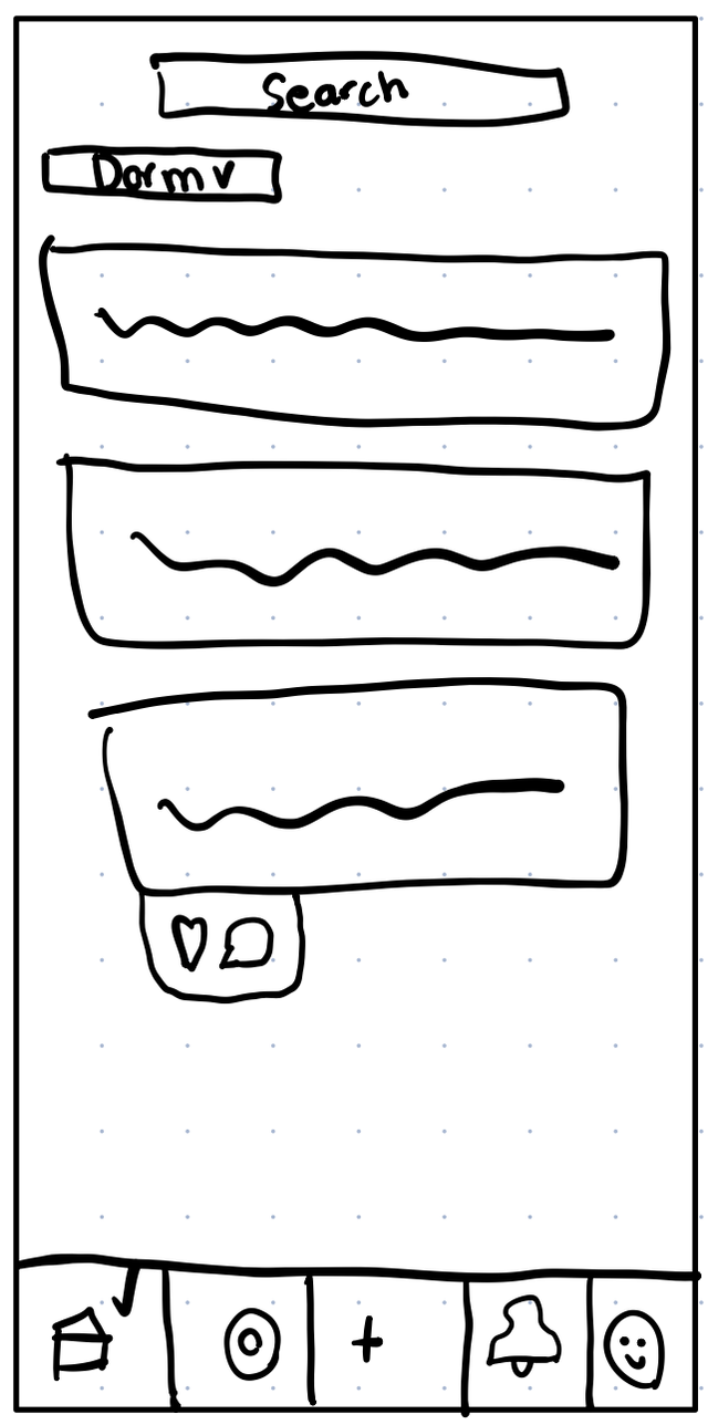 Low-fidelity mockup 1