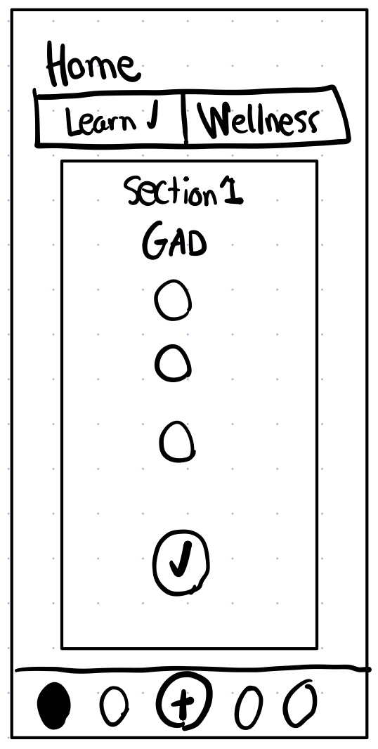 Low-fidelity mockup 1